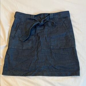A.P.C. Dark Blue denim tie skirt 36